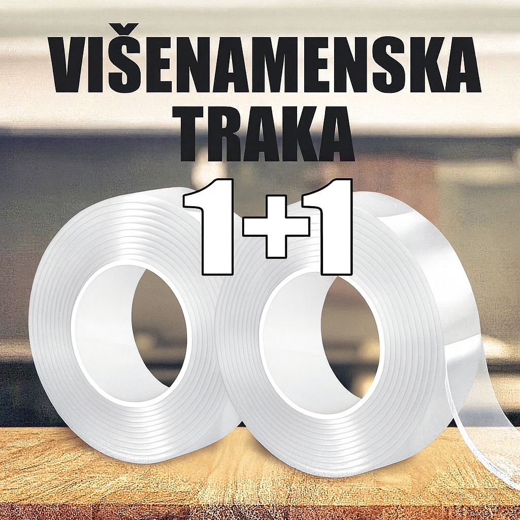 Magična Nano Silikonska Traka 1+1 Gratis