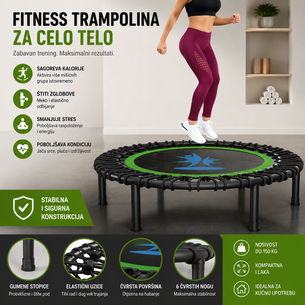 Fitness trambolina 122 cm