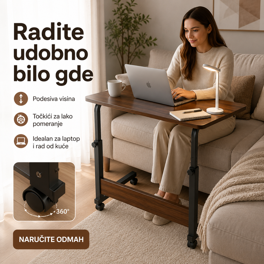 Višenamenski Sto za Računar i Laptop