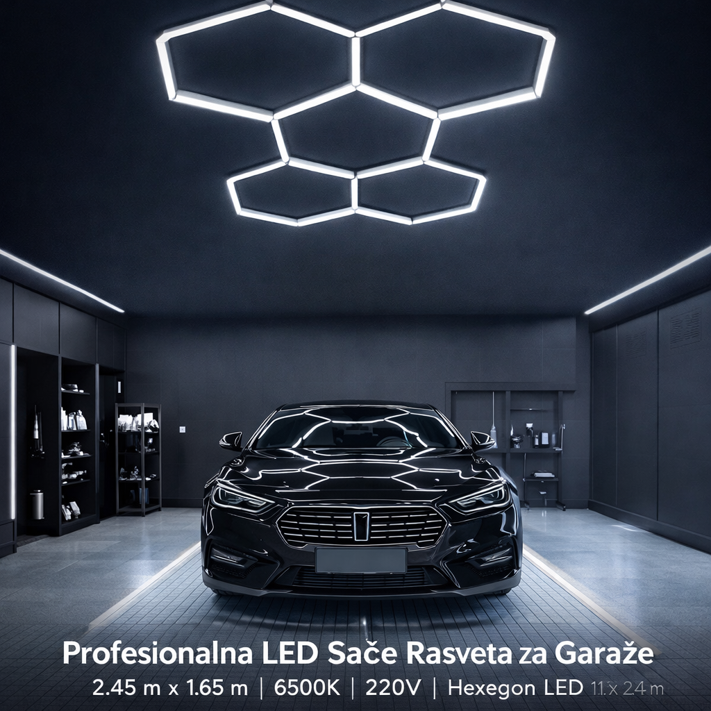 LED Rasveta za Garažu – Saće Osvetljenje