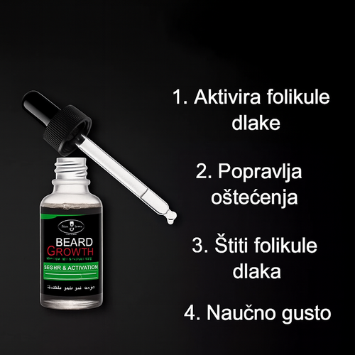 100% Prirodan Način Rasta brade