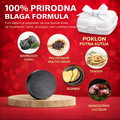 Crni sapun za Sedu Kosu +  Poklon Kutija za sapun