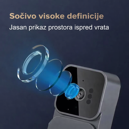 Bežični video interfon bez Wi-Fi veze (1080P, noćni vid)