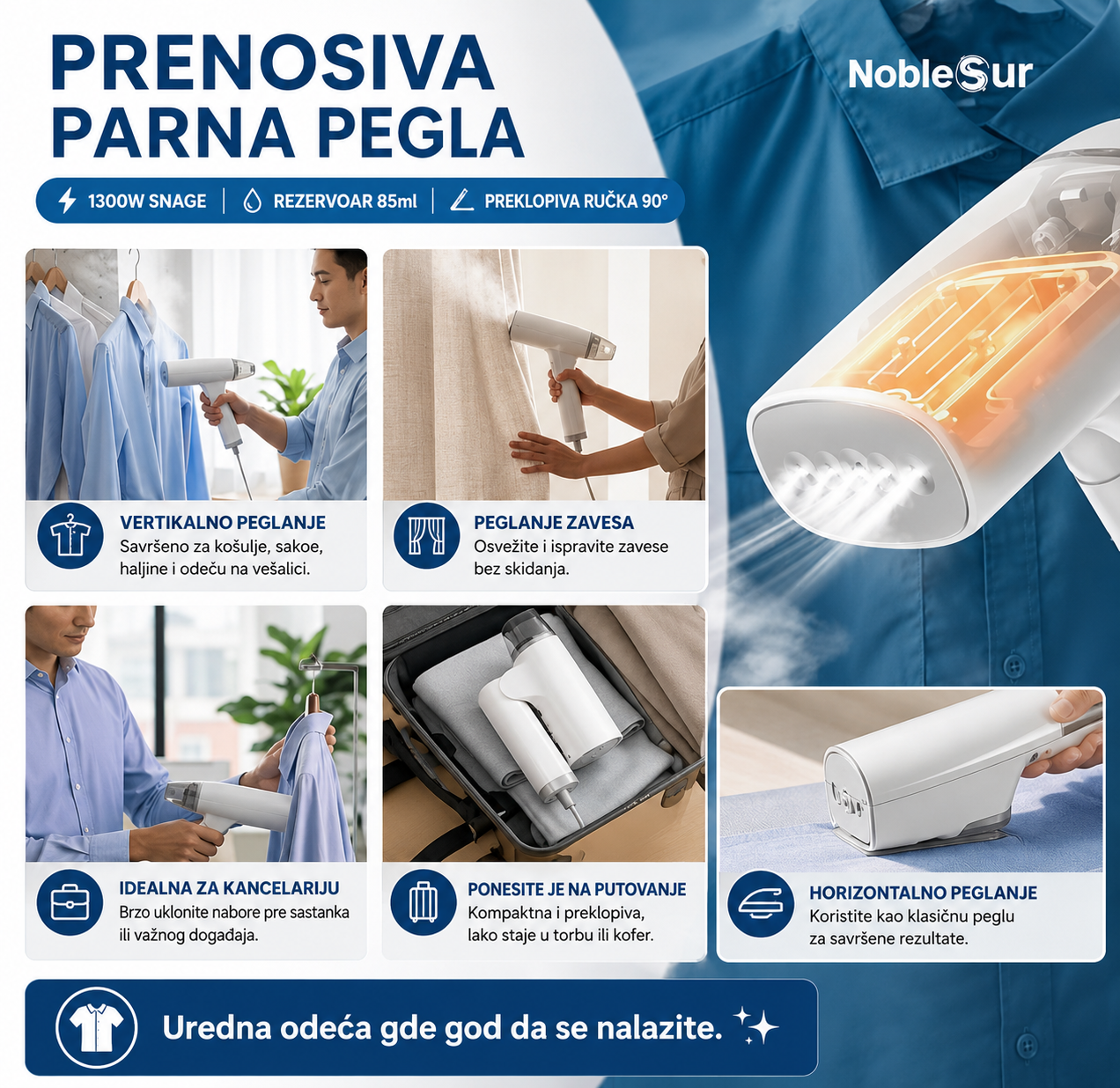 Putna prenosiva pegla