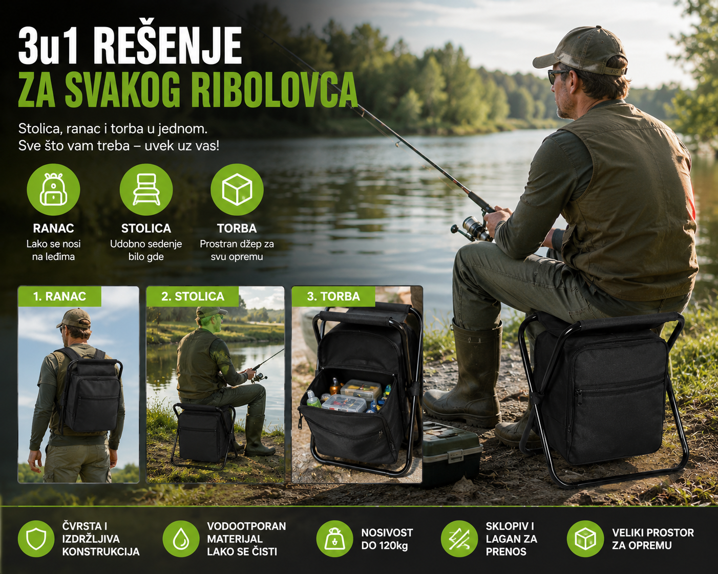3u1 Ranac za kampovanje