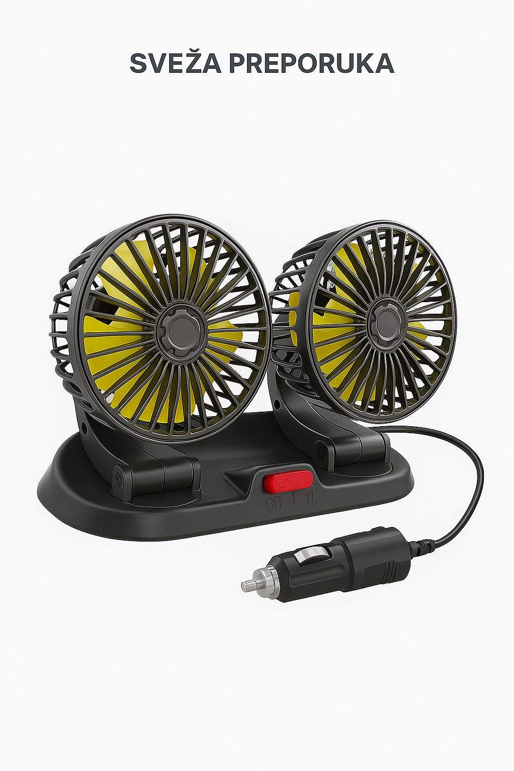 Dupli Ventilator za Automobil