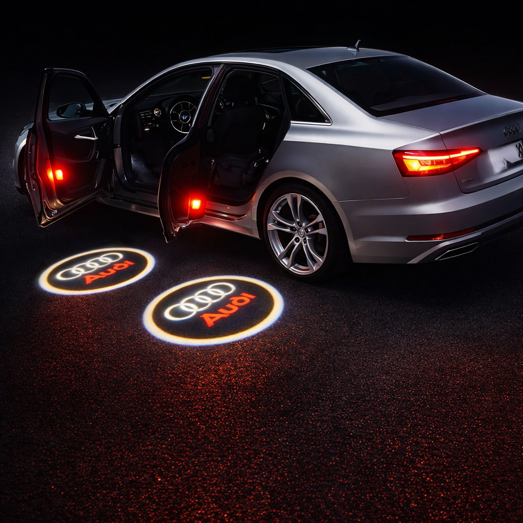 LED LOGO PROJEKTOR ZA VRATA AUTOMOBILA – 1+1 GRATIS