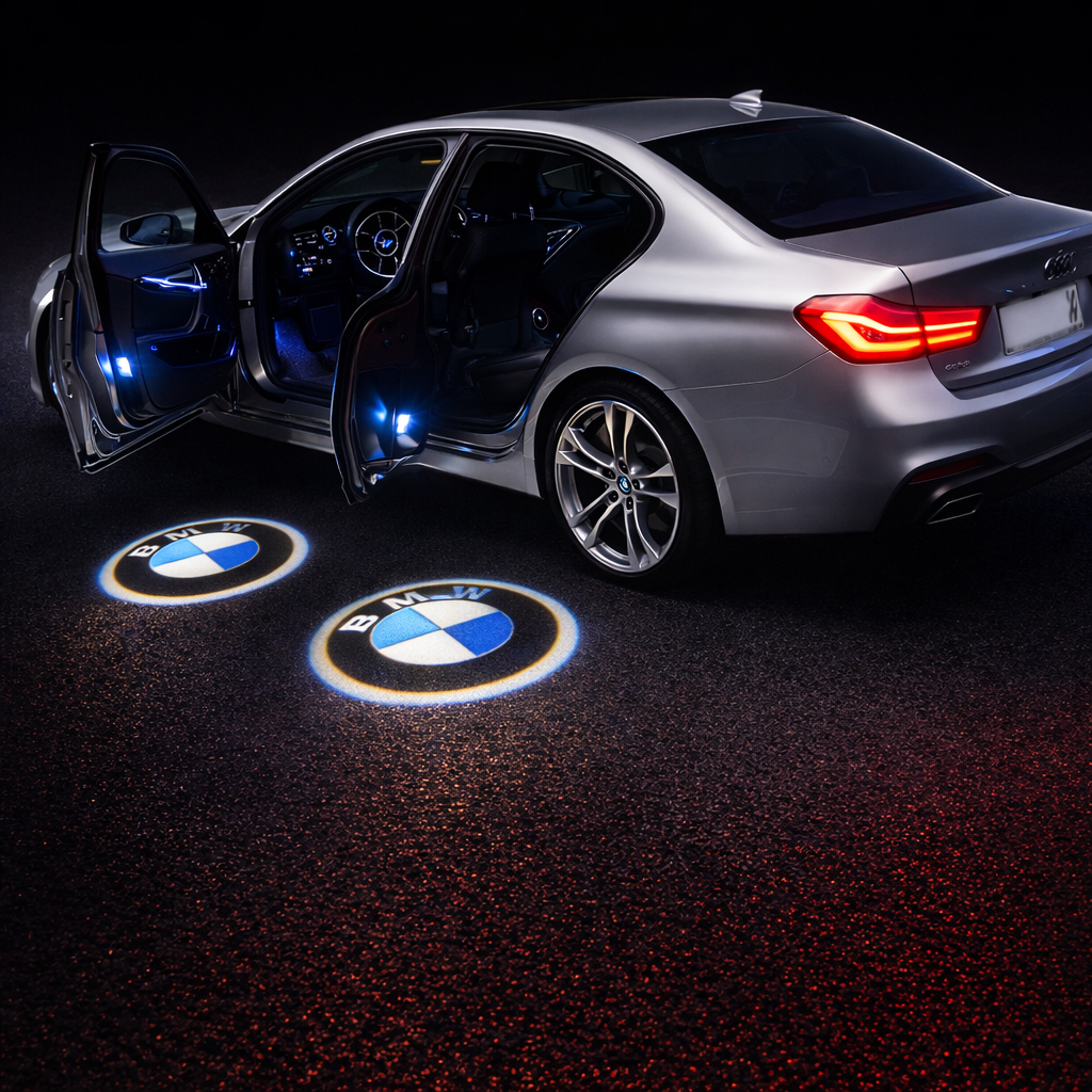LED LOGO PROJEKTOR ZA VRATA AUTOMOBILA – 1+1 GRATIS