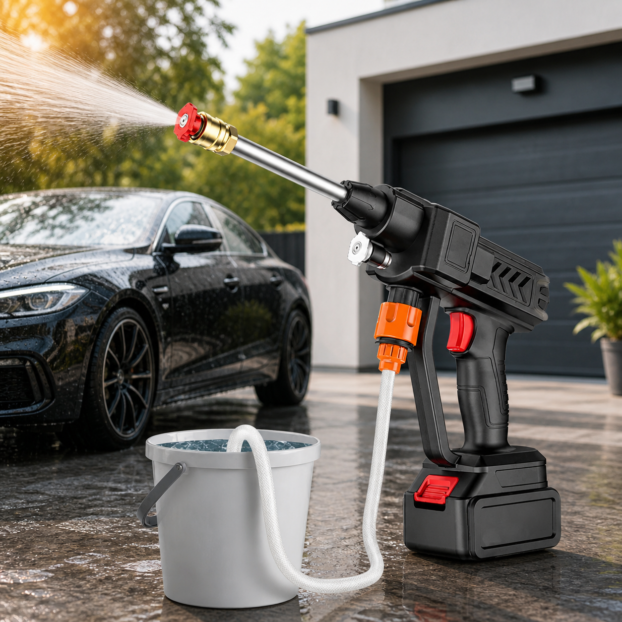 Pištolj za pranje automobila sa 2 Baterije