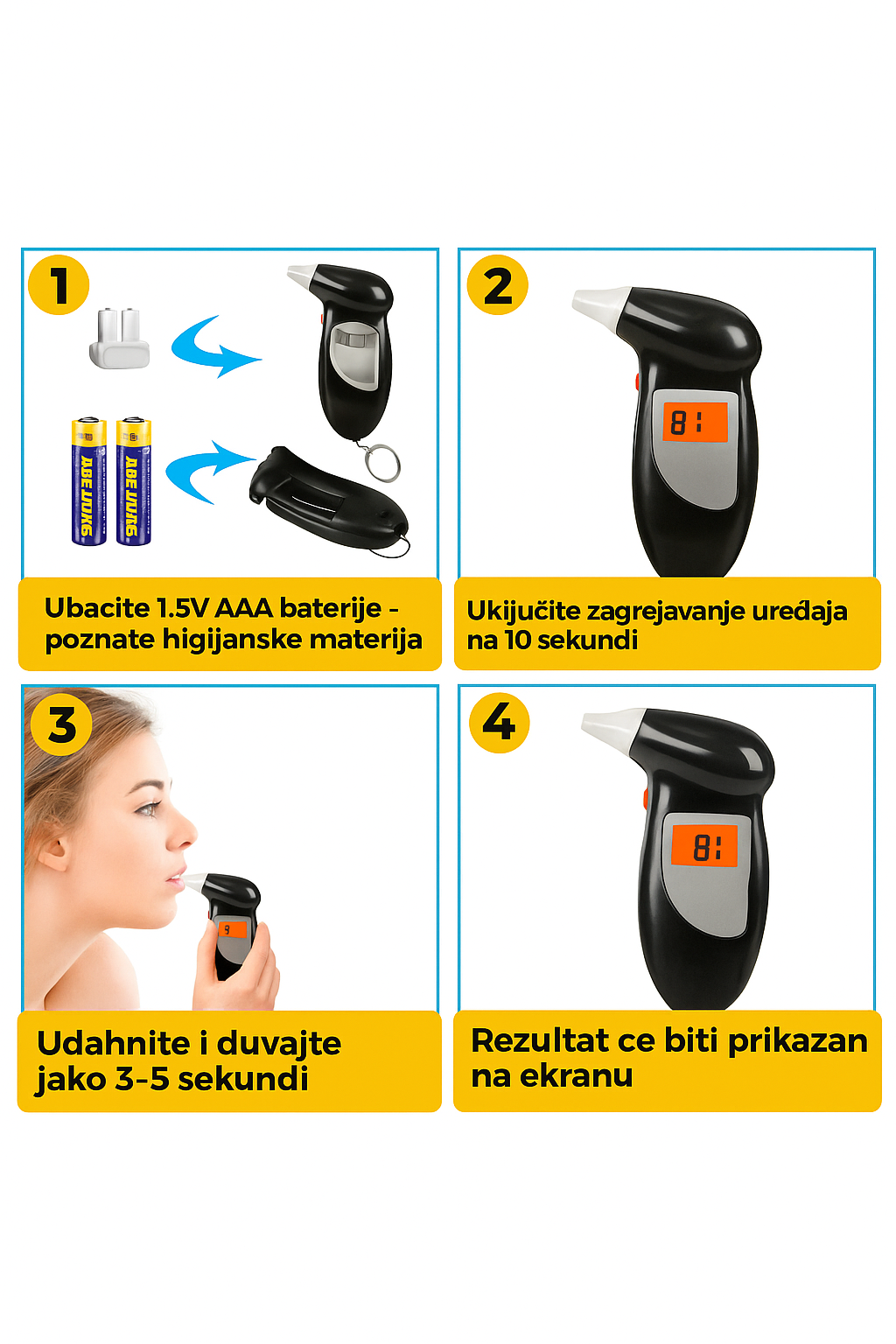 Tester za Alkohol - Višenameska upotreba