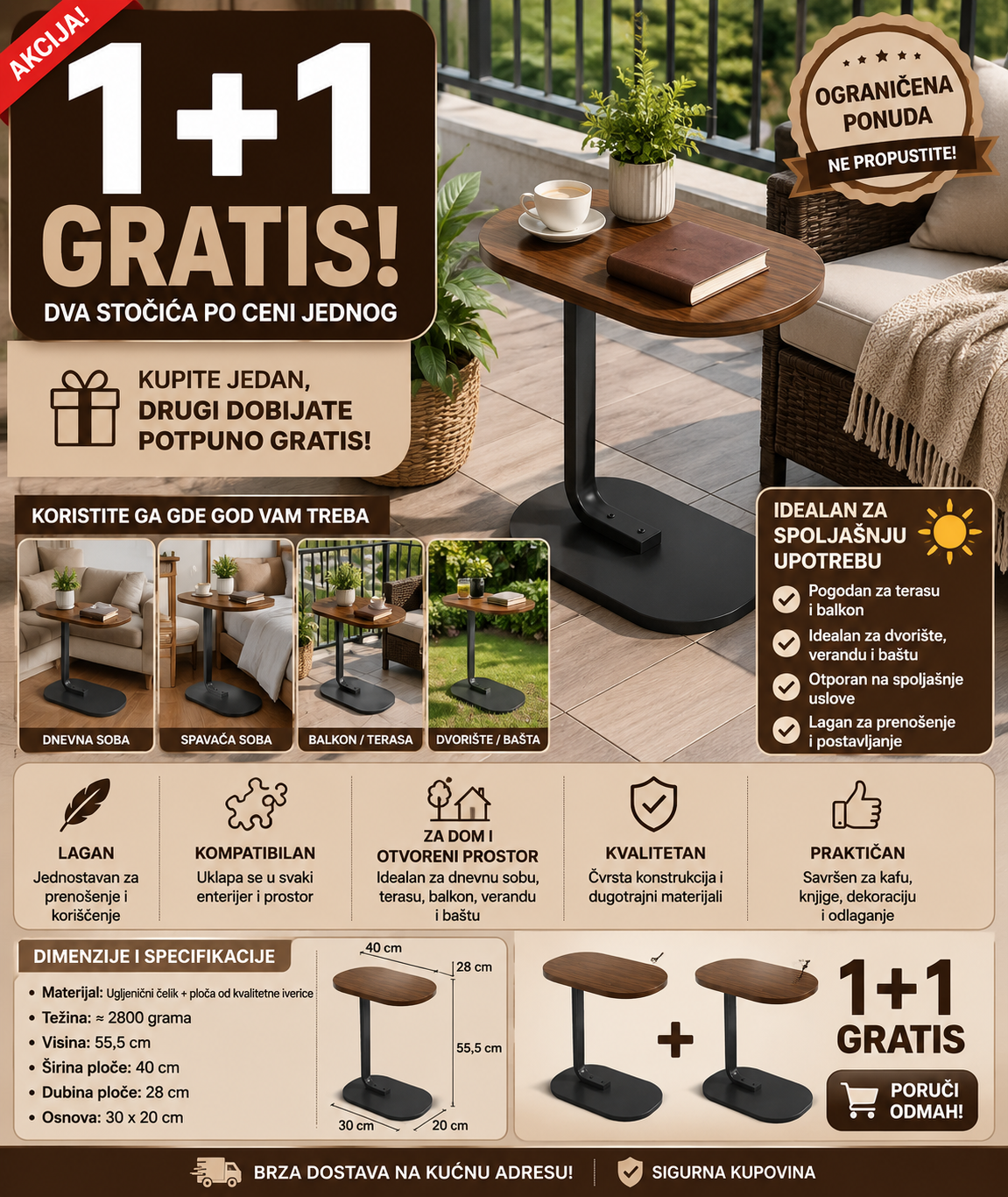 STOČIĆ  (1 + 1 GRATIS)