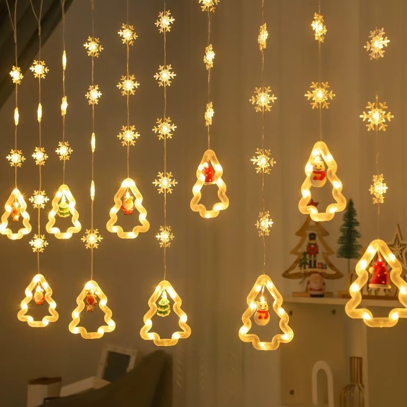 LED božićna zavesa –  10 Ukrasa