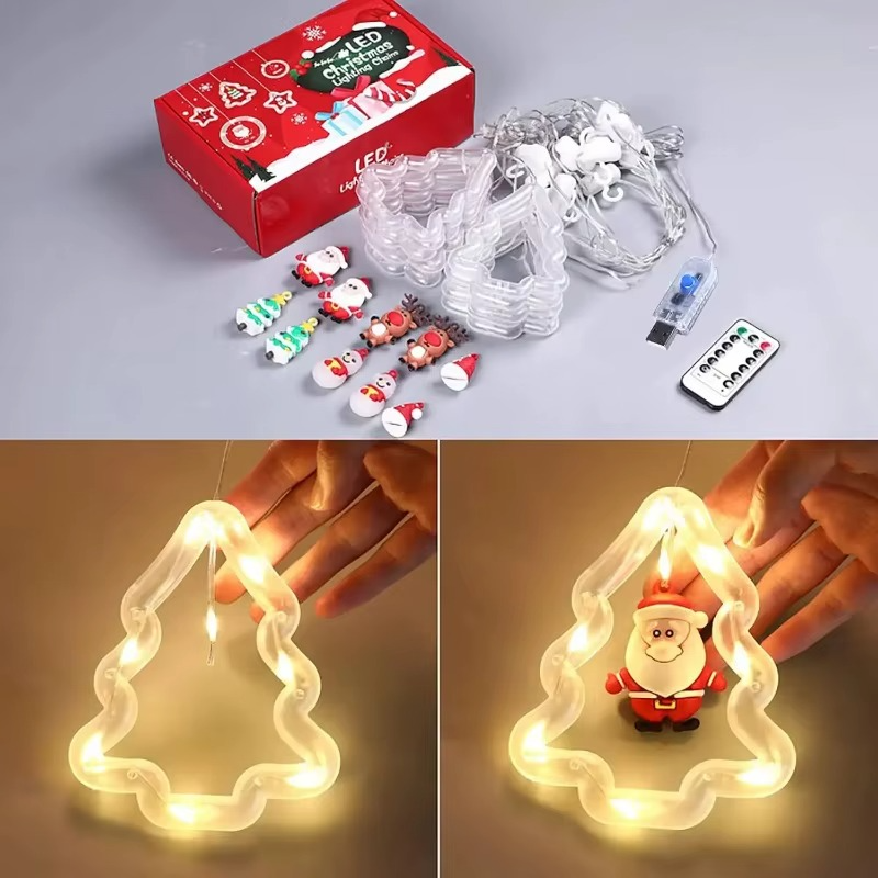 LED božićna zavesa –  10 Ukrasa
