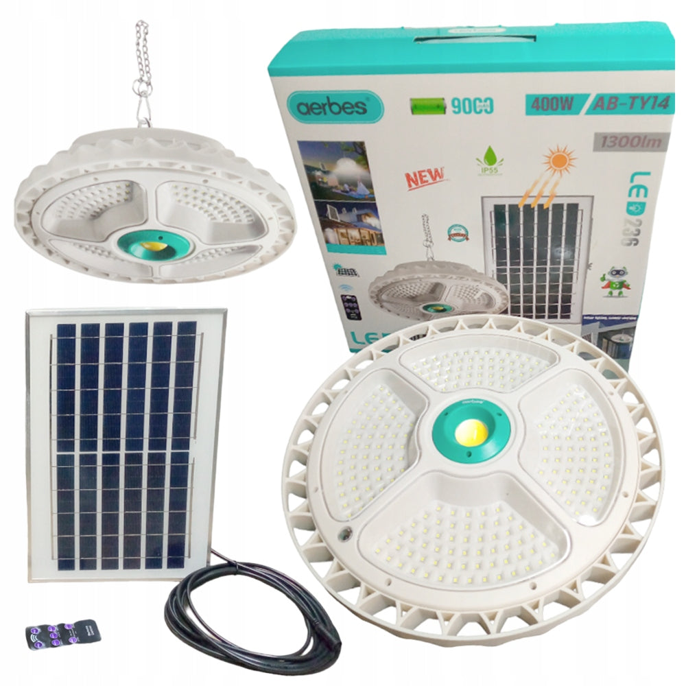 Solarni viseći LED reflektor+daljinski 200W/400W