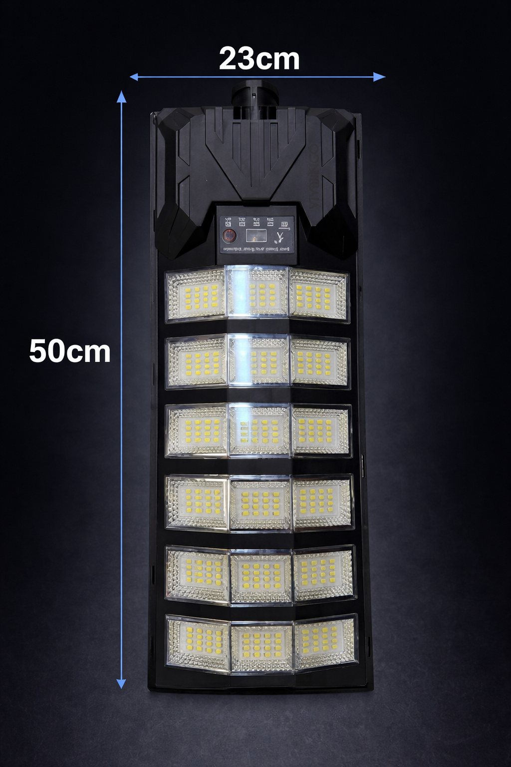 Solarni LED reflektor sa daljinskim upravljanjem + Metalna Šipka