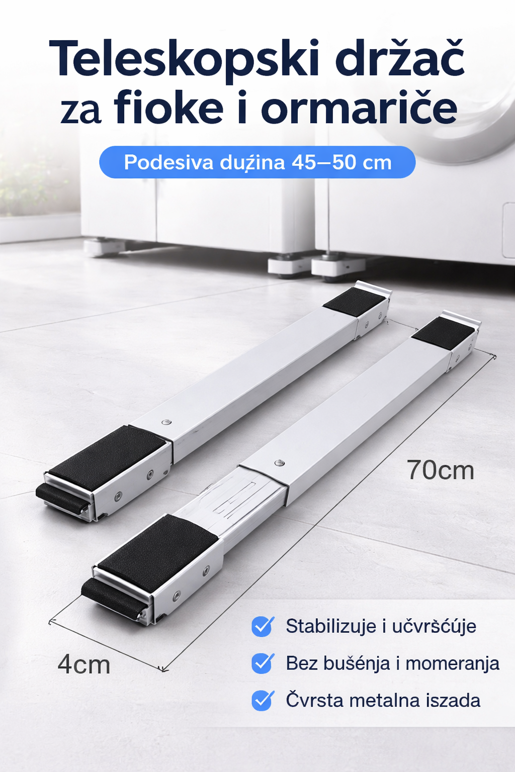 Točkići za pomeranje nameštaja i bele tehnike (300KG)